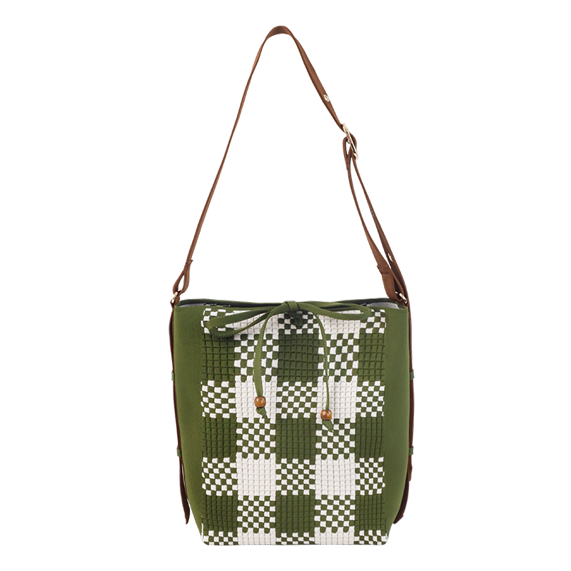 Nuevo diseño de llegada y bolso de mano tejido con mosca de moda